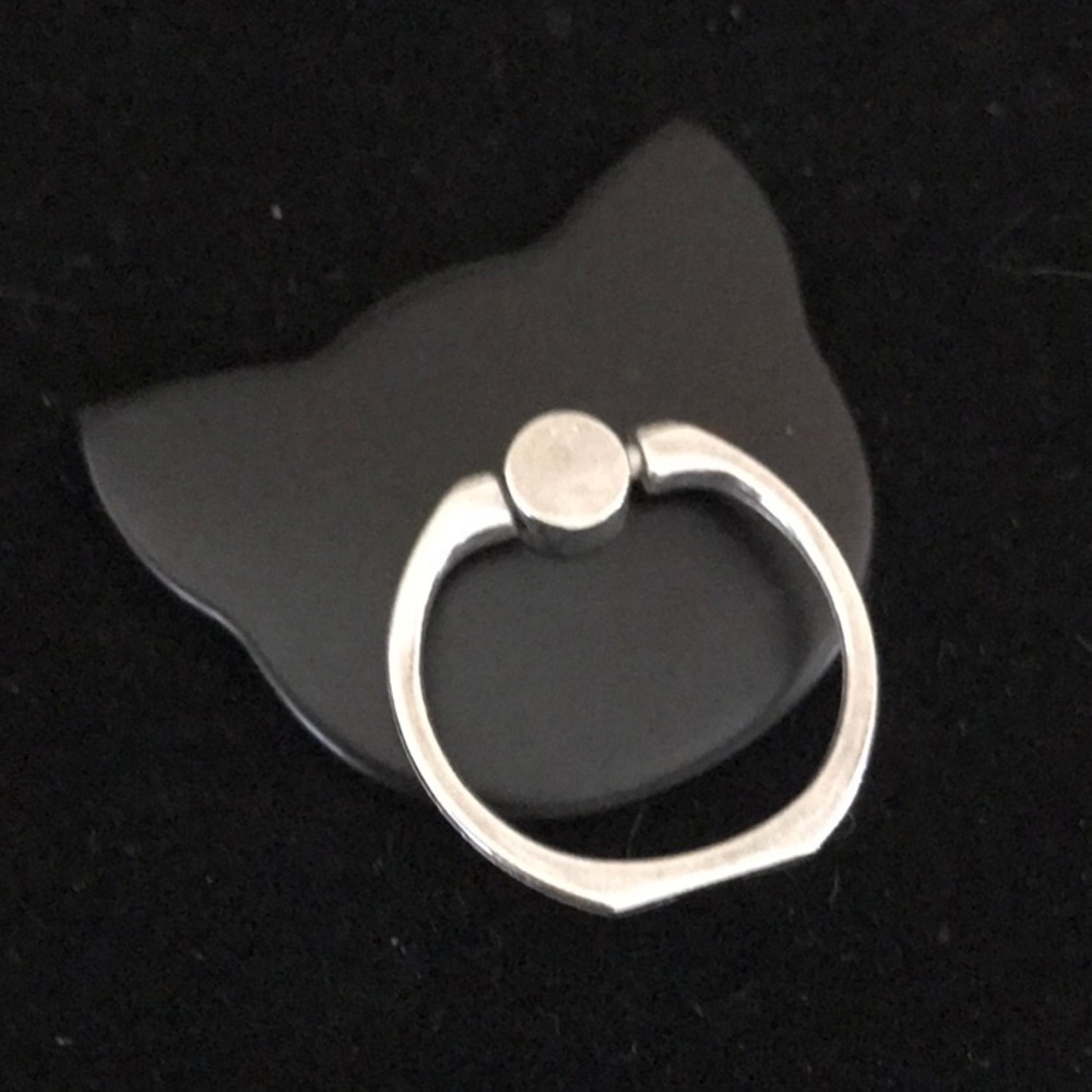 NEW Black cat face kickstand for phone
